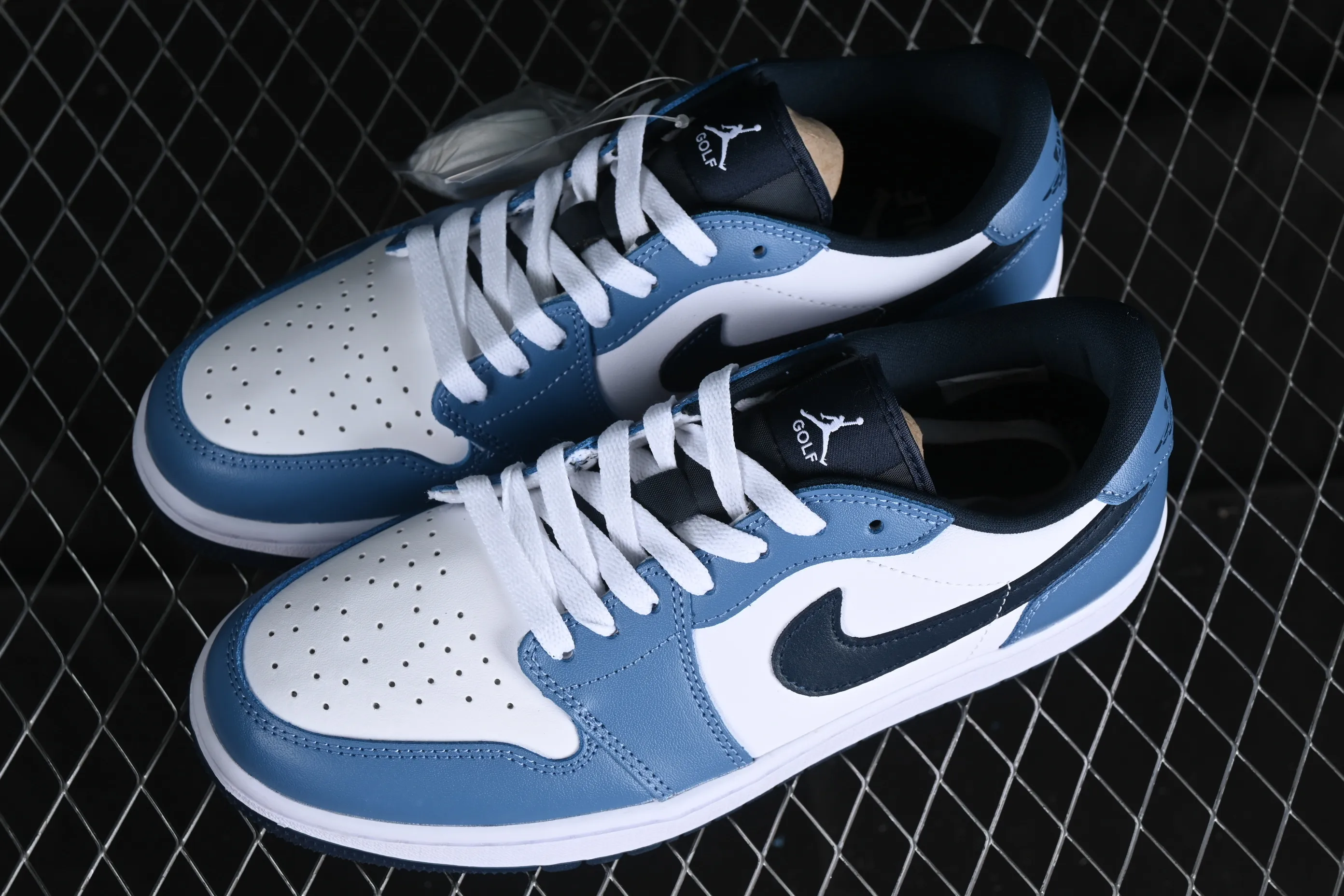 All categories Air Jordan Jordan series basketball shoes Air Jordan 1 Low Z version Air Jordan 1 Low Golf AJ1 Joe 1 new golf version navy blue DD9315-115